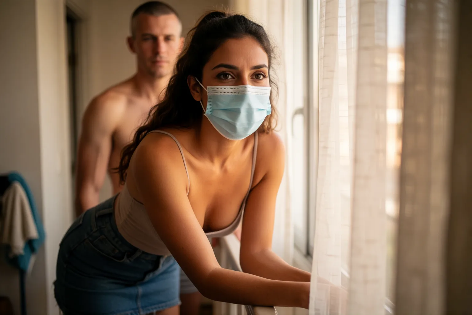 Escena 2 del relato: La chica de la limpieza y el cristal que nos separaba