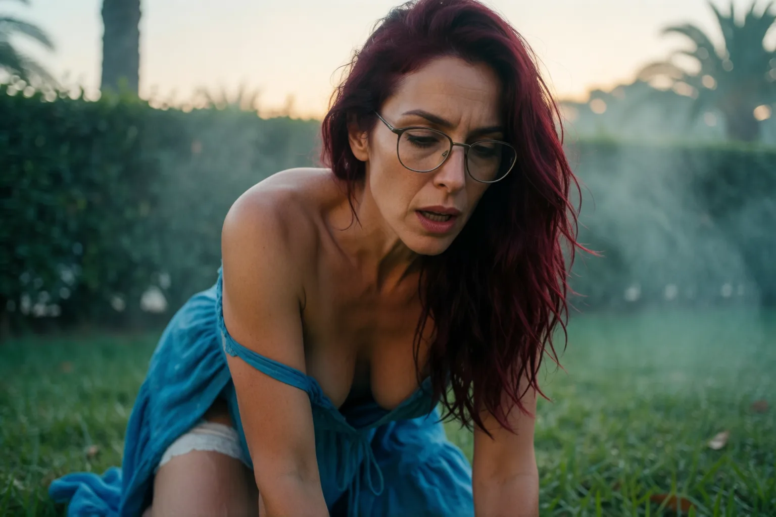 Scene 1 of the story: The Stranger Who Showed Up in Her Knickers at Dawn