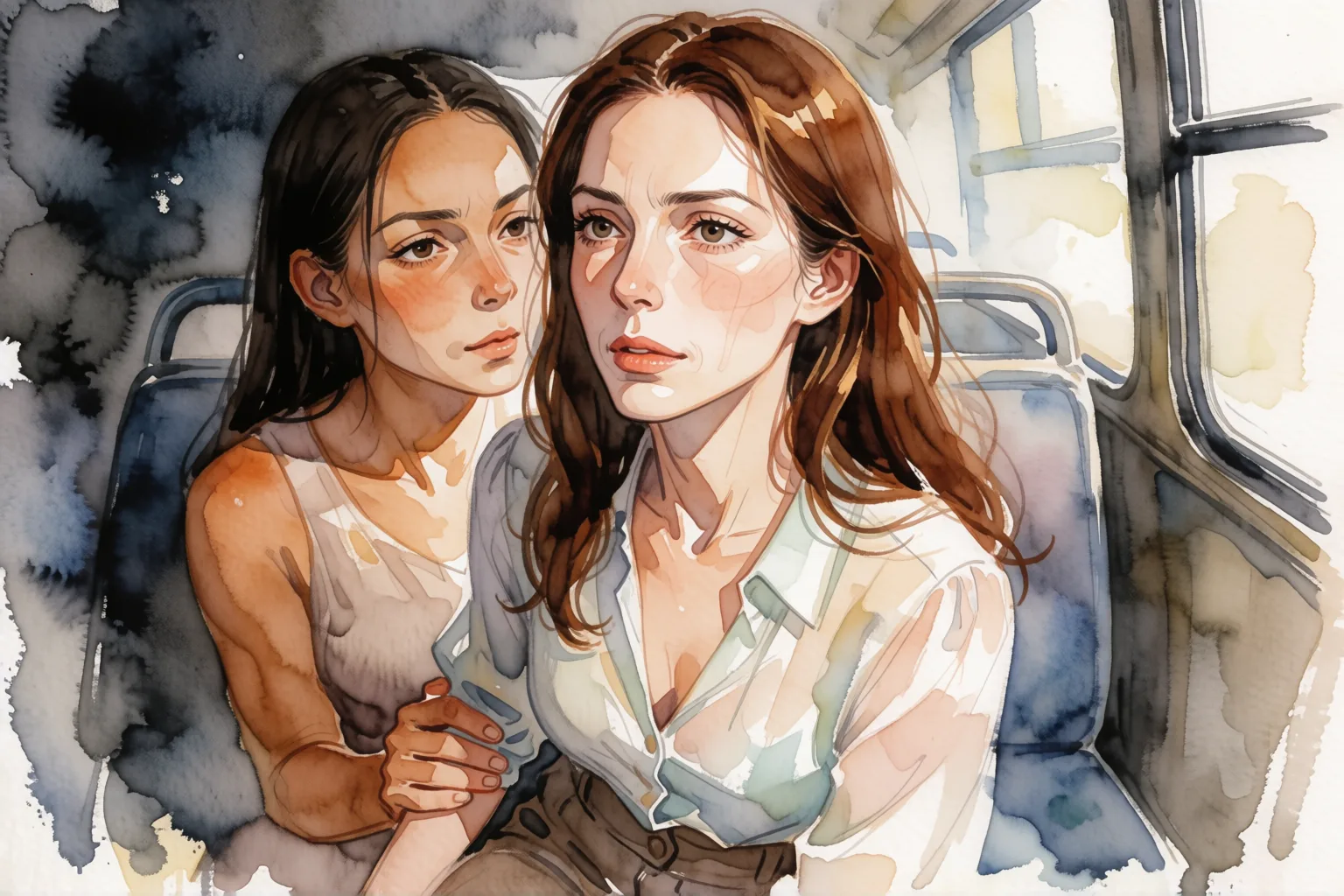 Cena 2 do conto: A desconhecida que me roçou no ônibus de mulheres