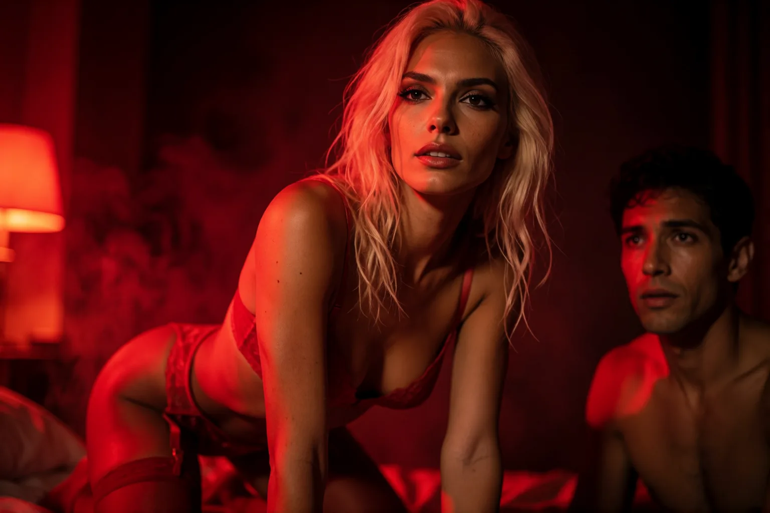 Escena 2 del relato: La diosa que era hombre y mujer me dominó esa noche