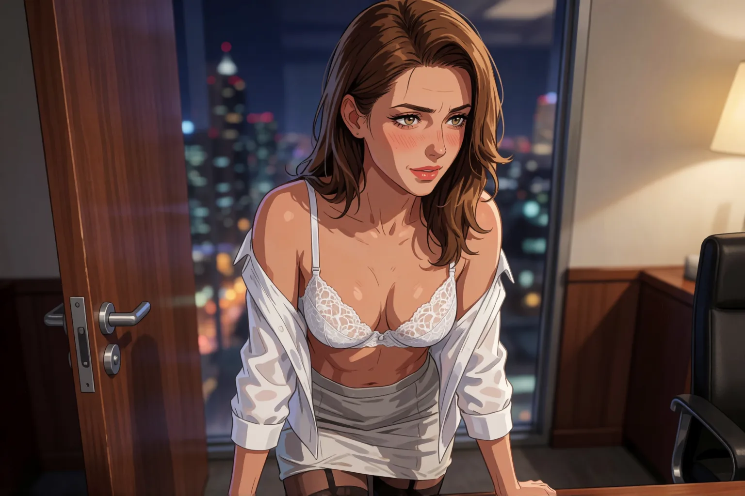 Scene 1 of the story: The Interview in Which I Learned to Obey