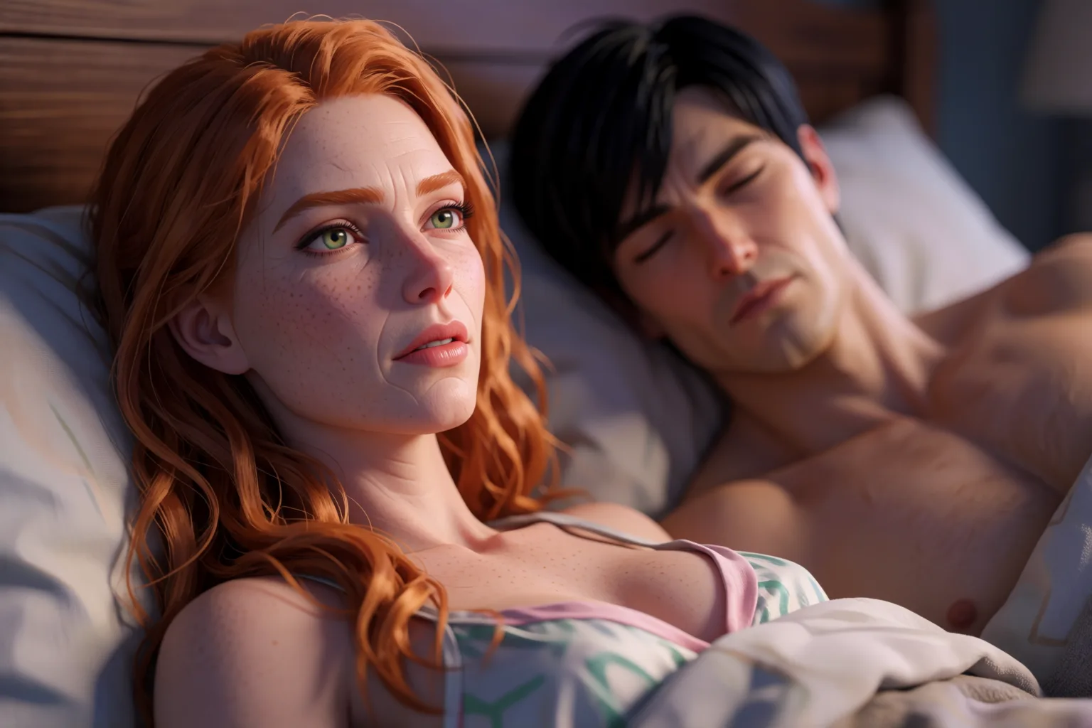 Escena 2 del relato: La fantasía con un desconocido que me despertó mojada