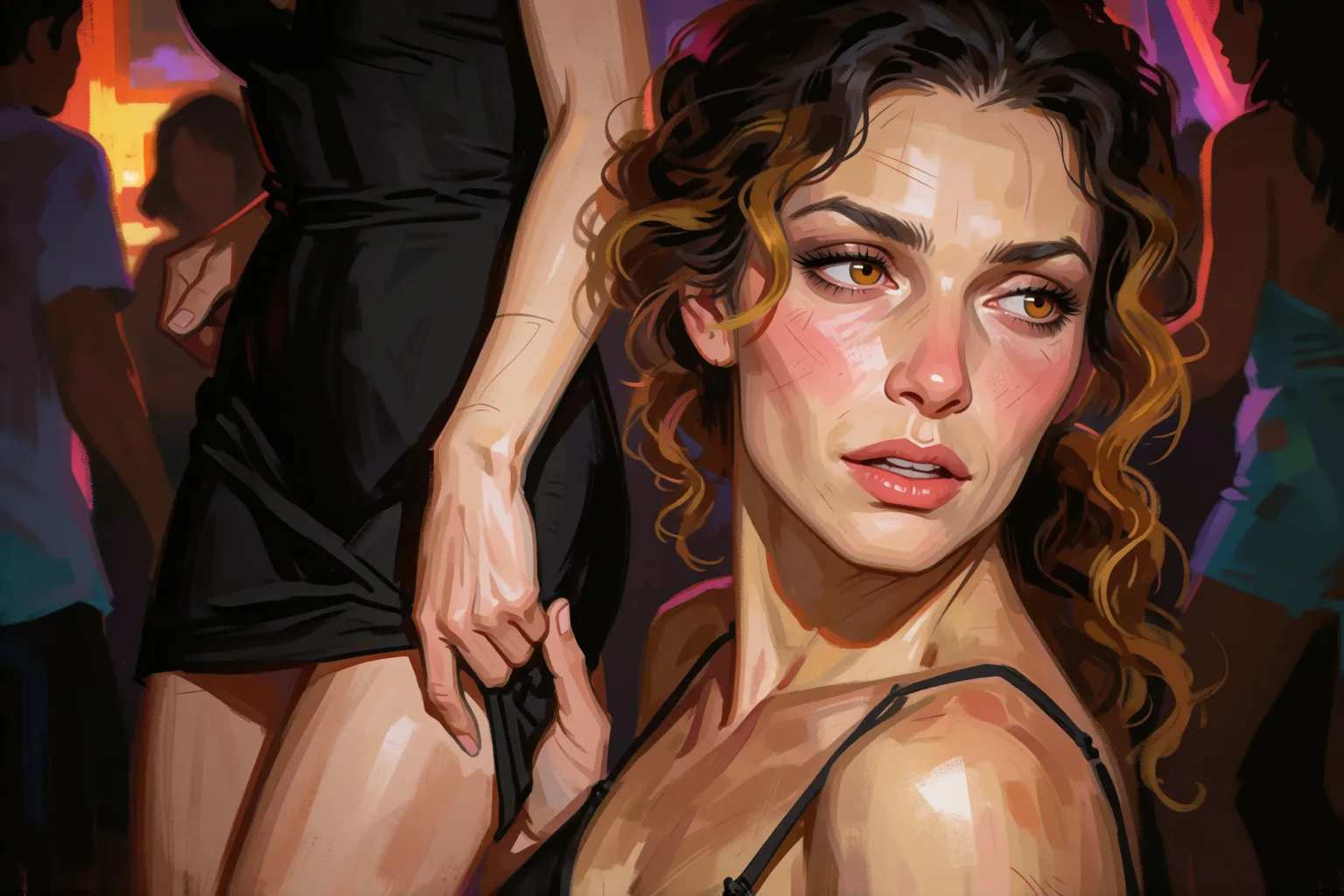 Ilustração do conto erótico: A guia da minha viagem a Bali me fez perder o controle