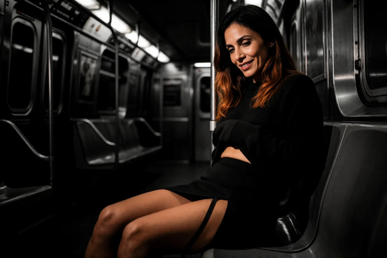 Scene 1 of the story: The Mature Woman in the Last Car Chose Me