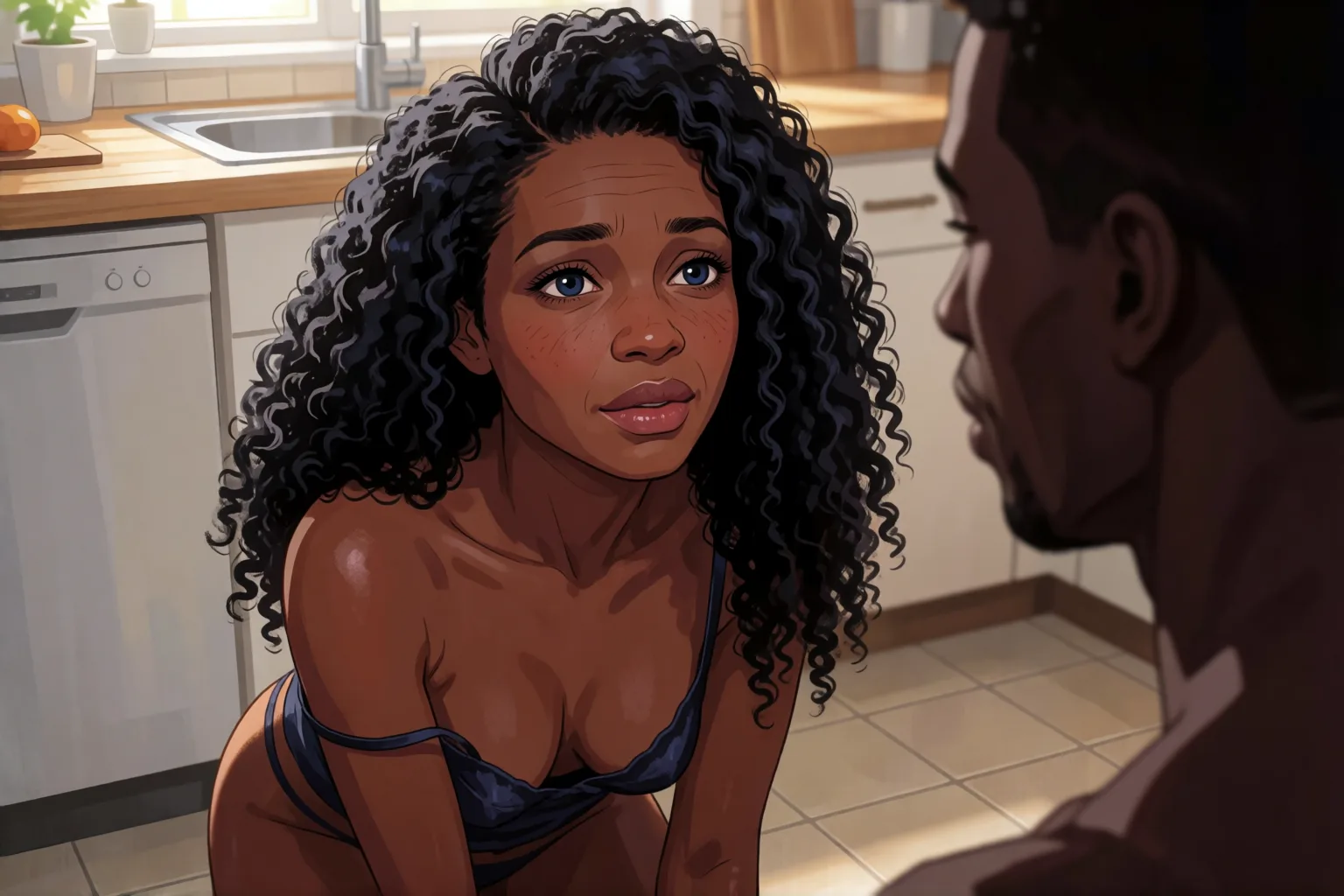 Scene 2 of the story: The Morning Yamila Finished Winning Me Over
