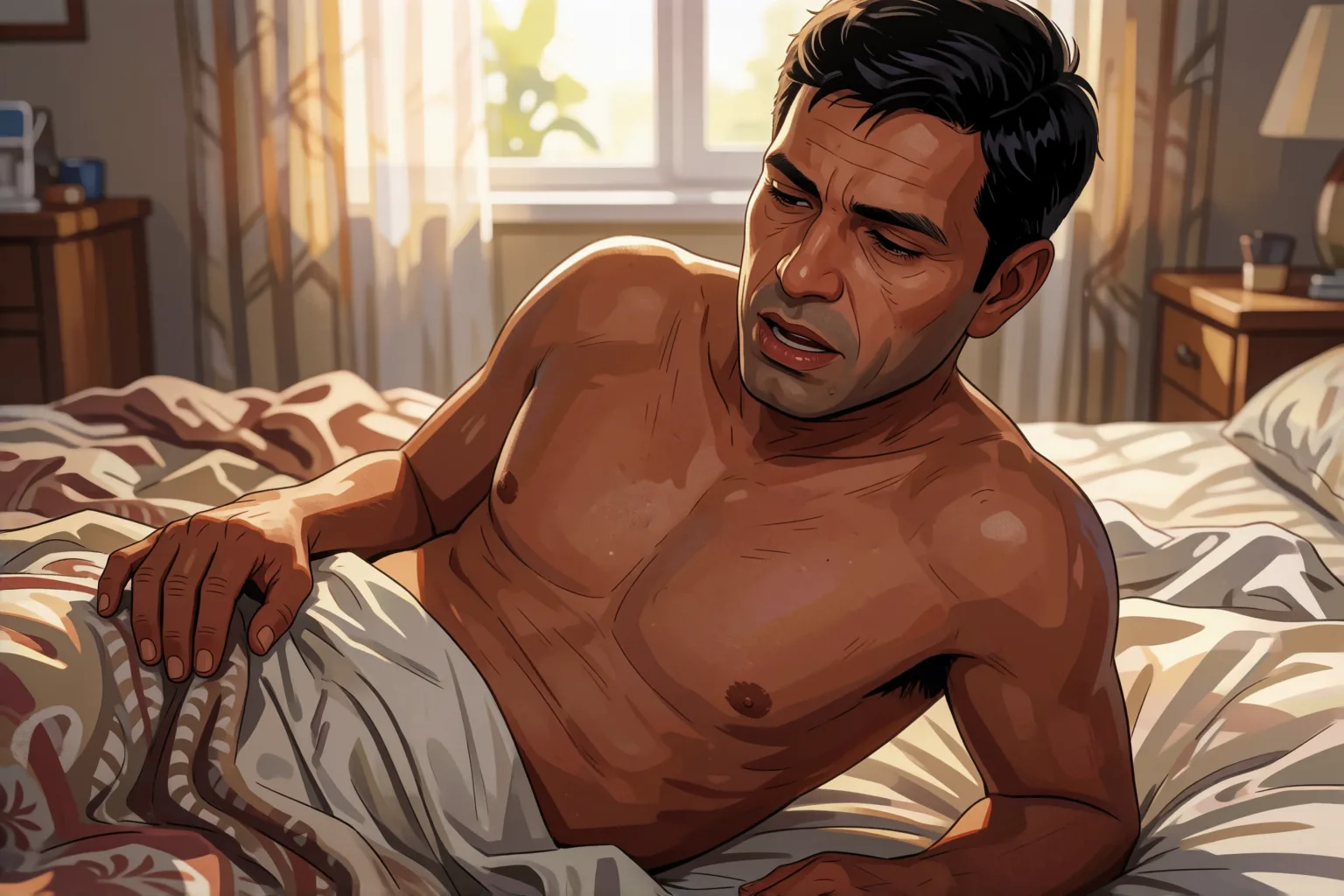Scene 1 of the story: The Morning I Dared to Try Something Forbidden