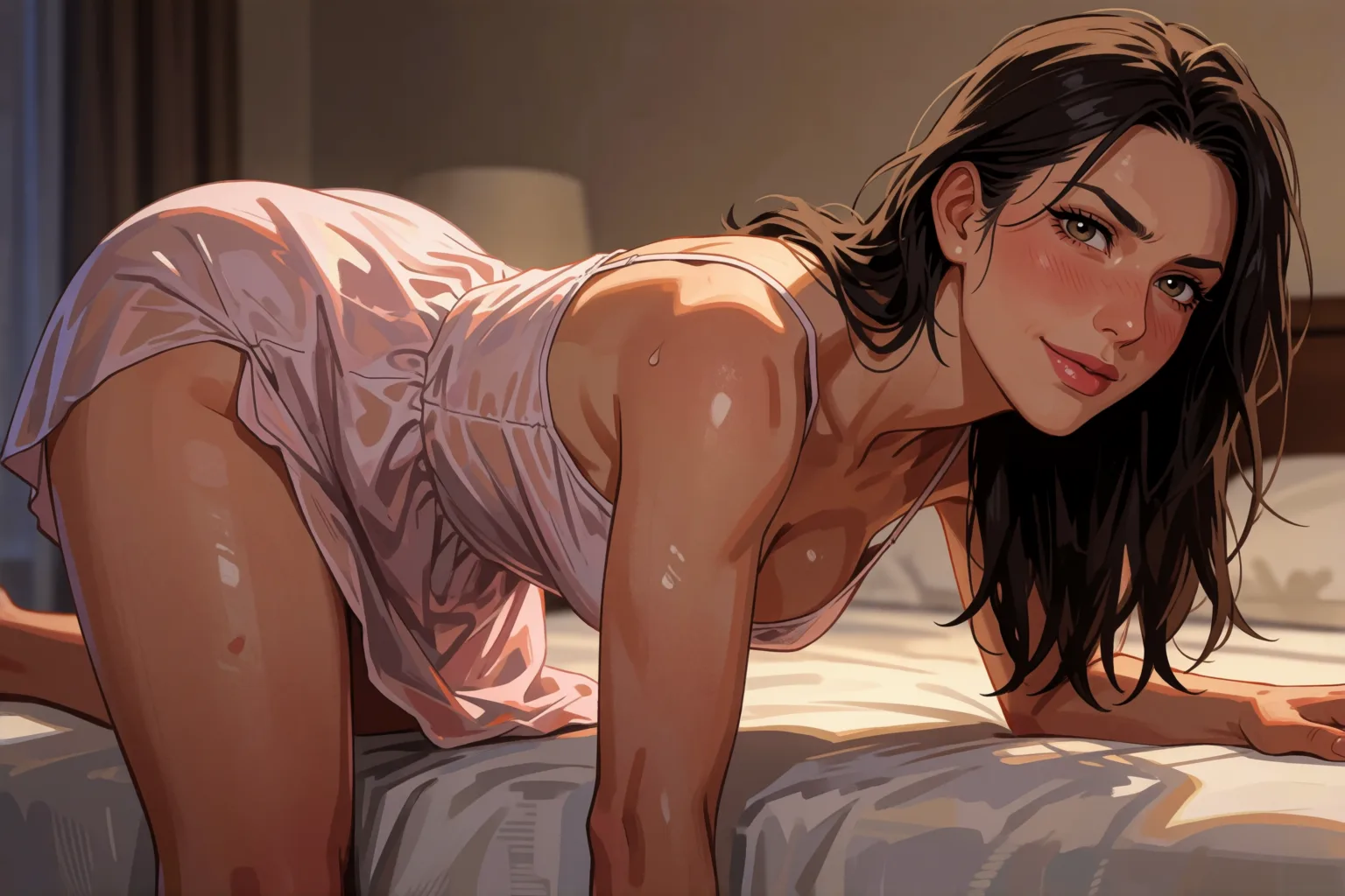 Scene 1 of the story: The Morning My Sister-in-Law Came to Clean the House