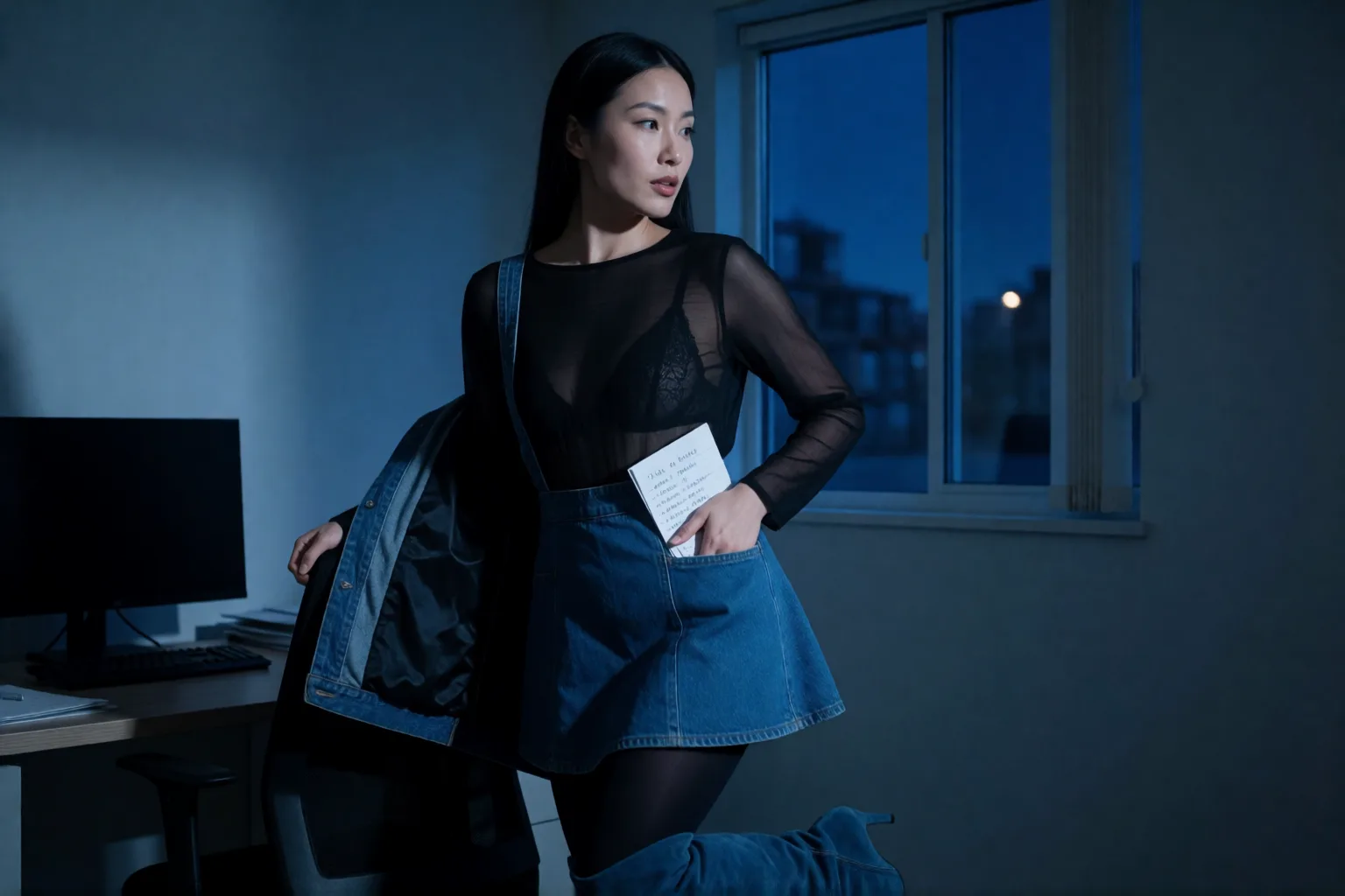Erotic story illustration: The Morning My Boss Handed Me Over to Close the Deal