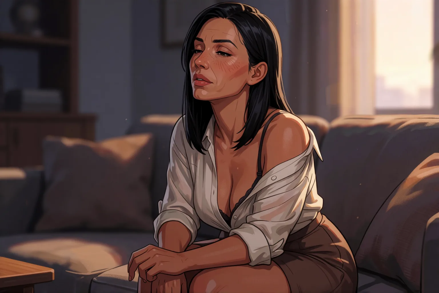 Escena 1 del relato: La mejor amiga de su hija la tenía perdida