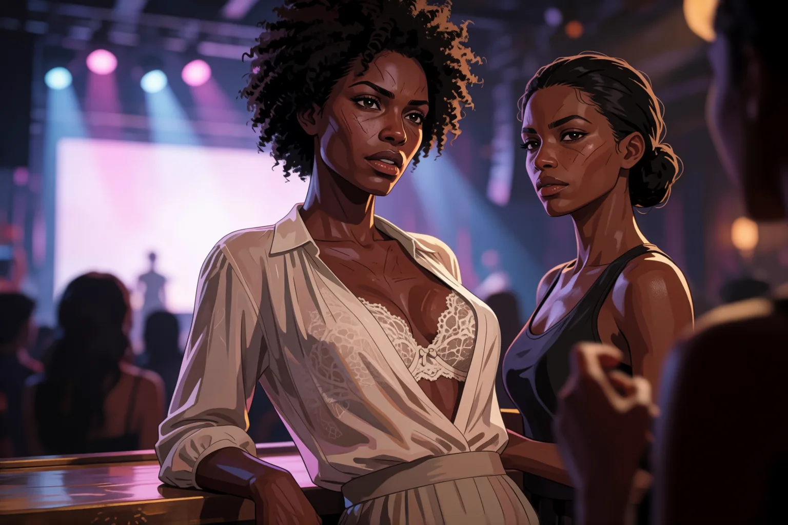 Escena 2 del relato: La mujer del club que me hizo dudar de todo