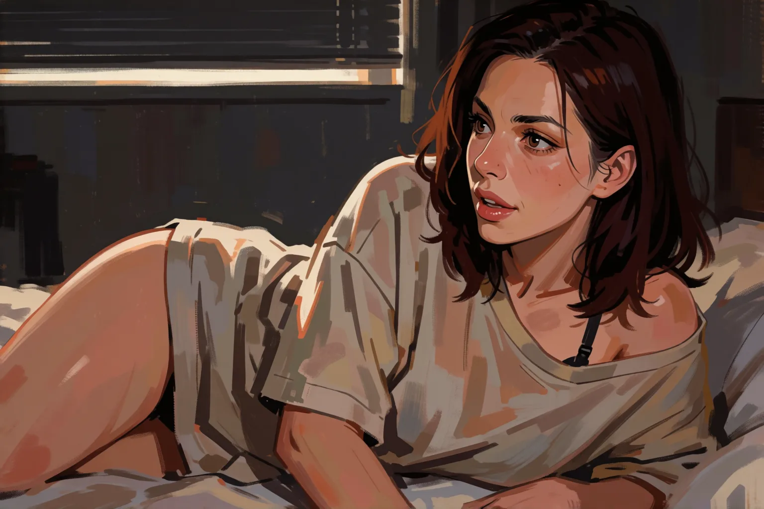Scene 1 of the story: The Night My Wife Wanted to Be Shared Again