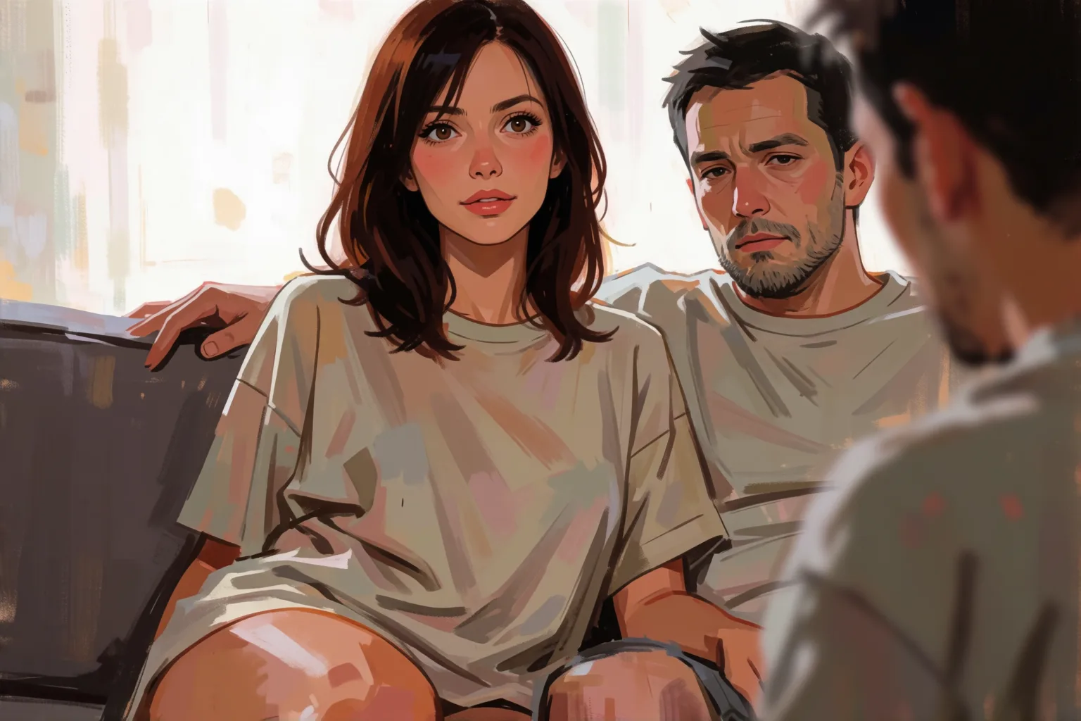 Scene 2 of the story: The Night My Wife Wanted to Be Shared Again