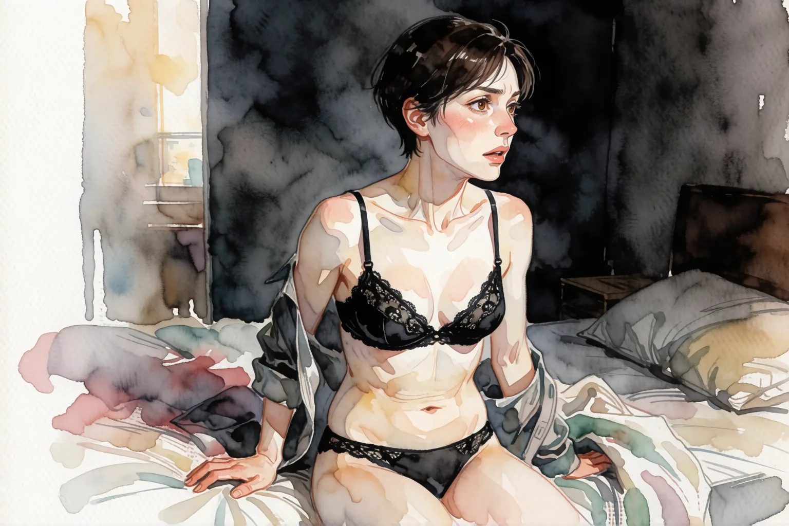 Scène 1 de l'histoire : La nuit où mon petit ami a découvert mon infidélité
