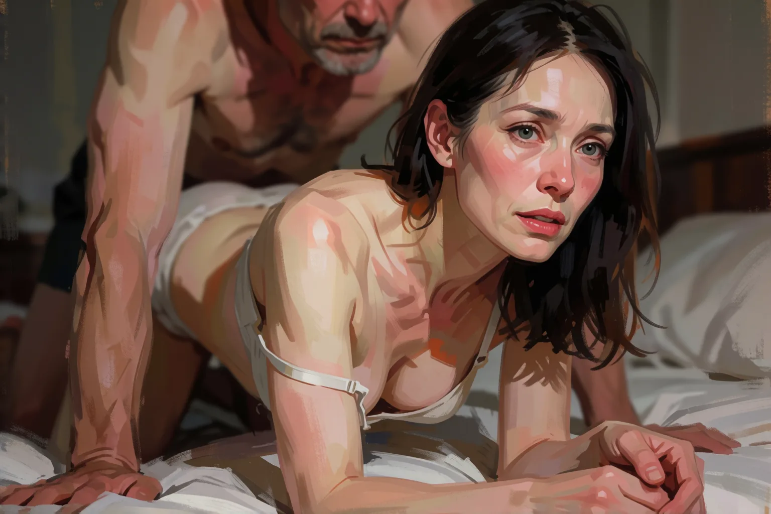 Scene 2 of the story: The Night My Husband Wanted to See Me with Another Man