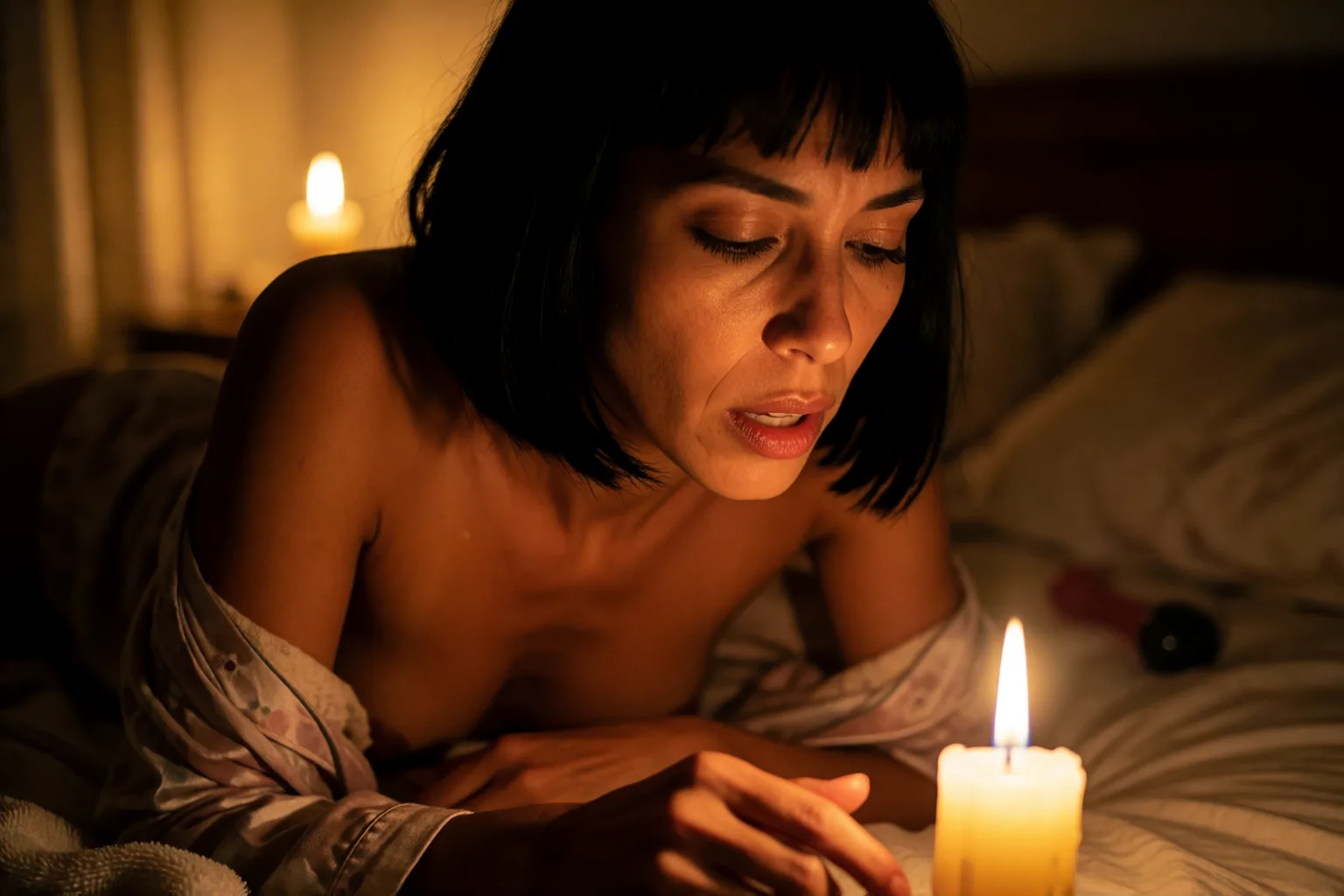 Ilustración del relato erótico: La noche que por fin logré mi primer squirt