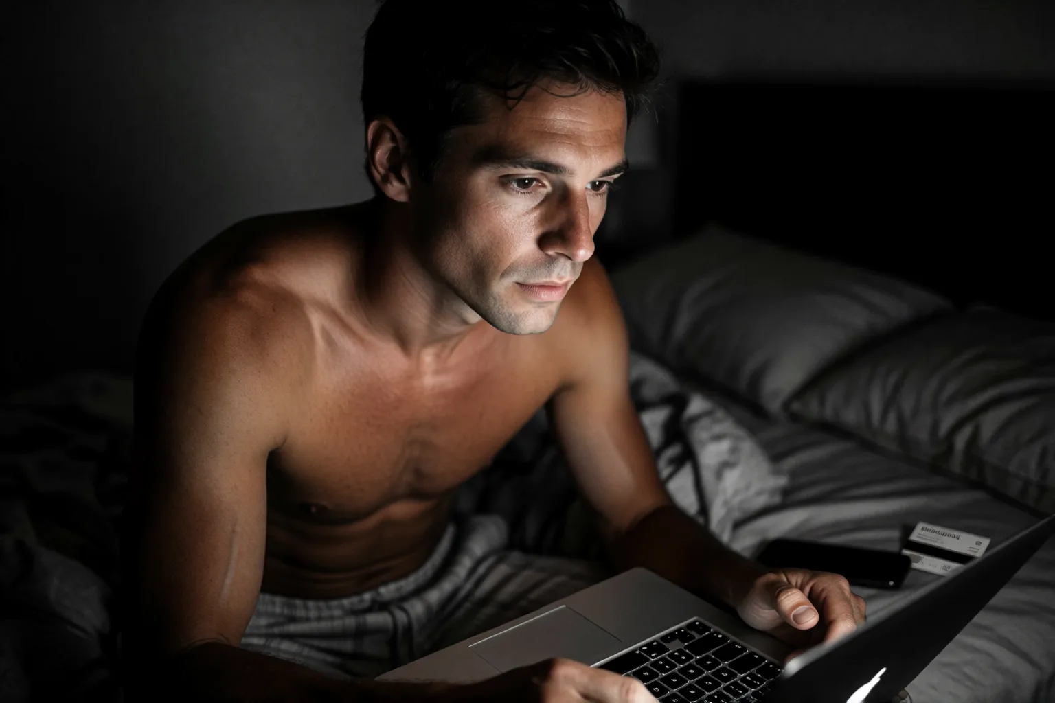 Erotic story illustration: The Night a Stranger Made Me Her Slave