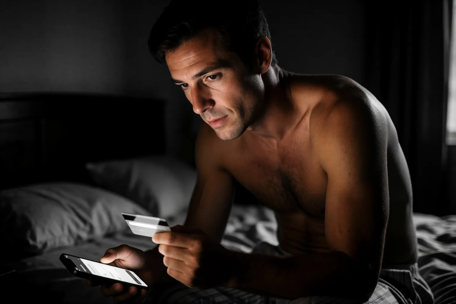 Scene 1 of the story: The Night a Stranger Made Me Her Slave