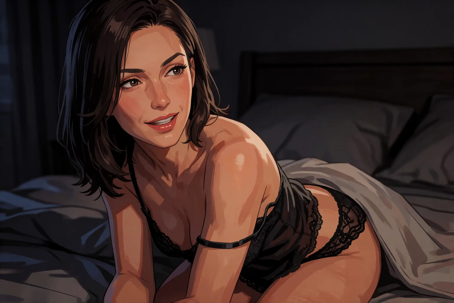 Scene 1 of the story: My Best Friend’s Girlfriend Pinned Herself Against Me That Night