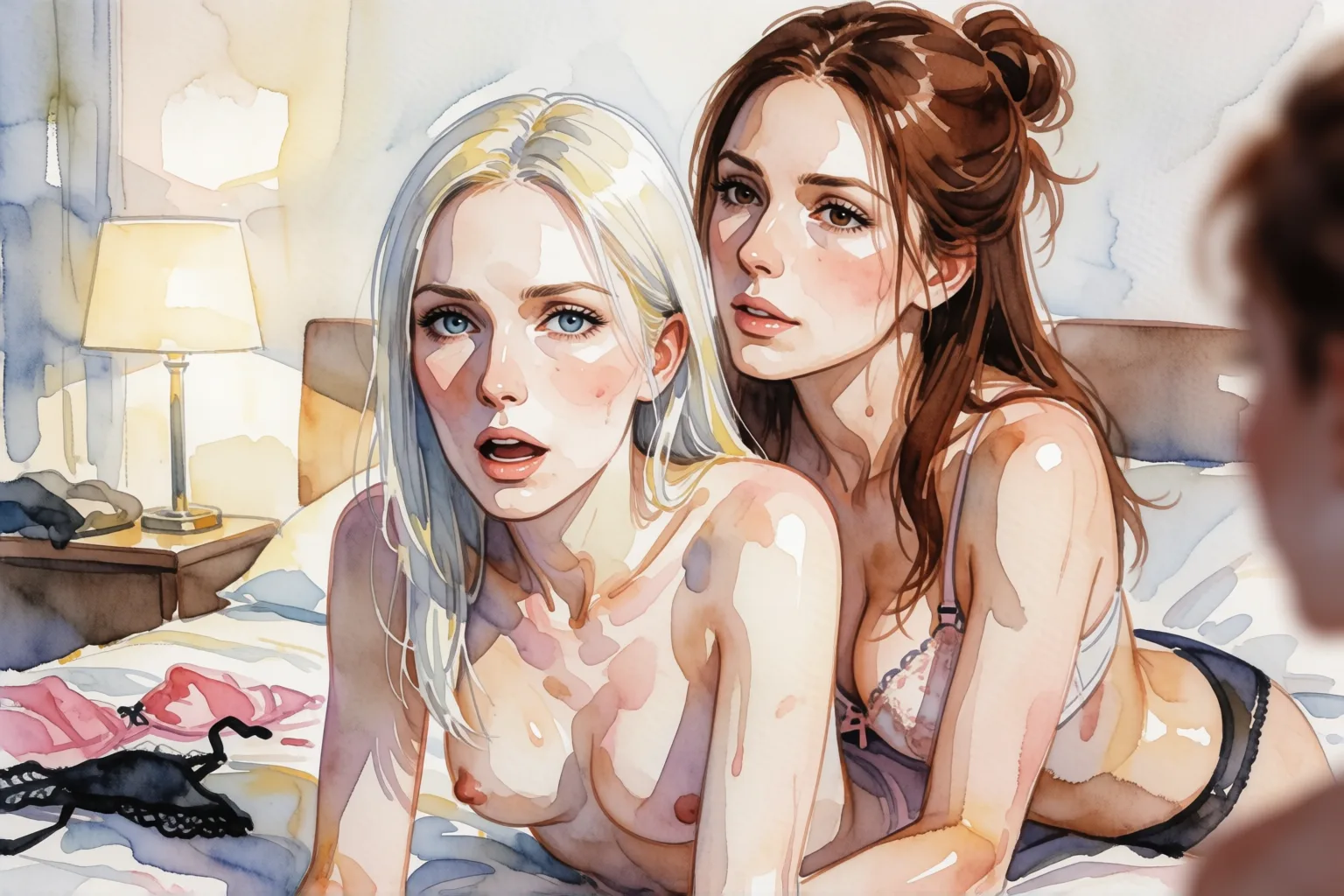 Scene 2 of the story: The Makeup Session Ended in Sofía’s Bed