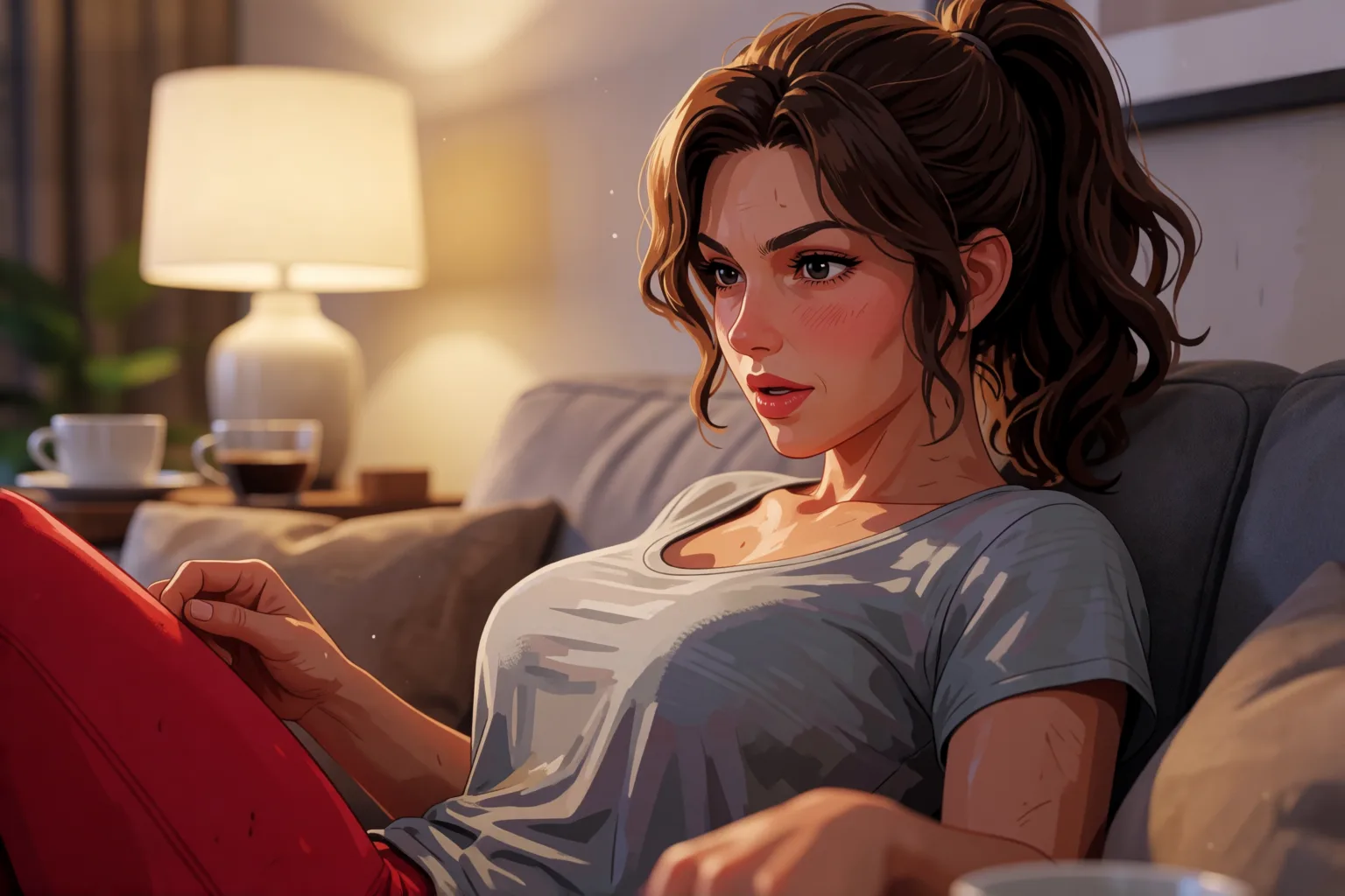 Escena 1 del relato: La tarde que Lucía me leyó mi relato más íntimo