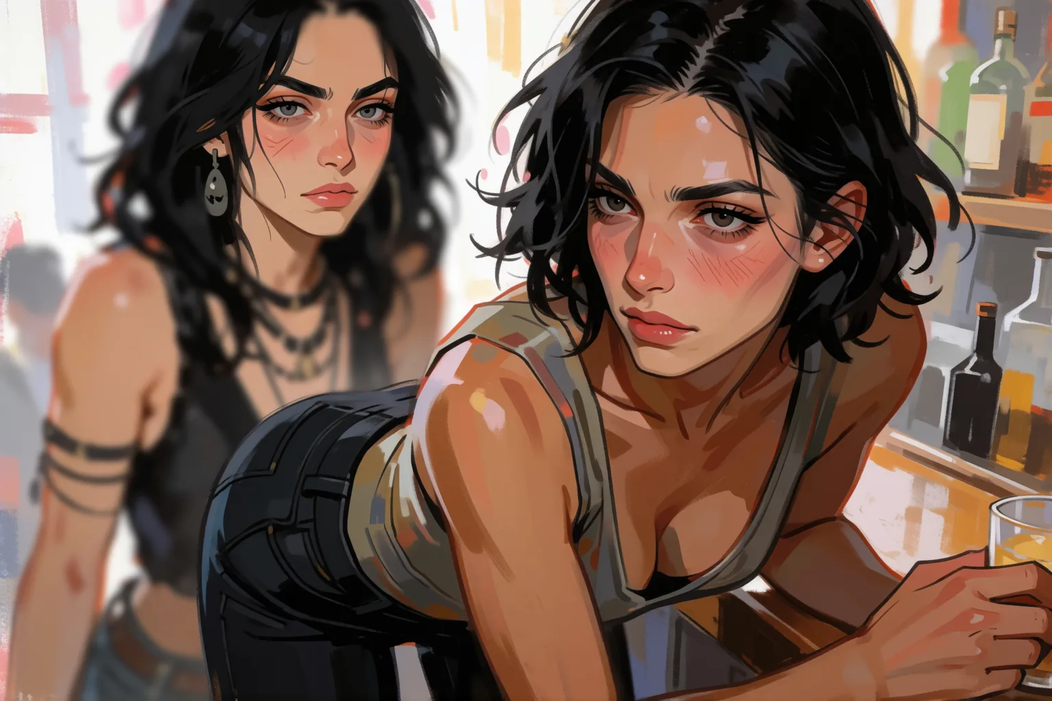 Escena 2 del relato: La tarde que mi amiga dejó de ser solo mi amiga