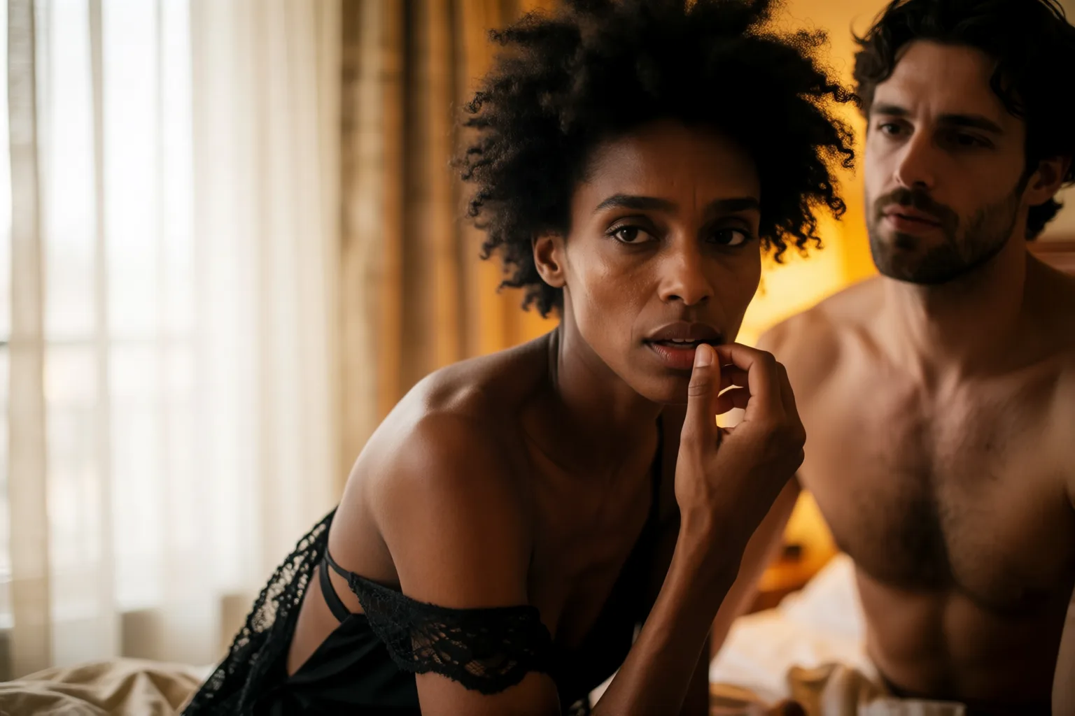 Scena 2 del racconto: La travestita dell’hotel che chiese di andare piano
