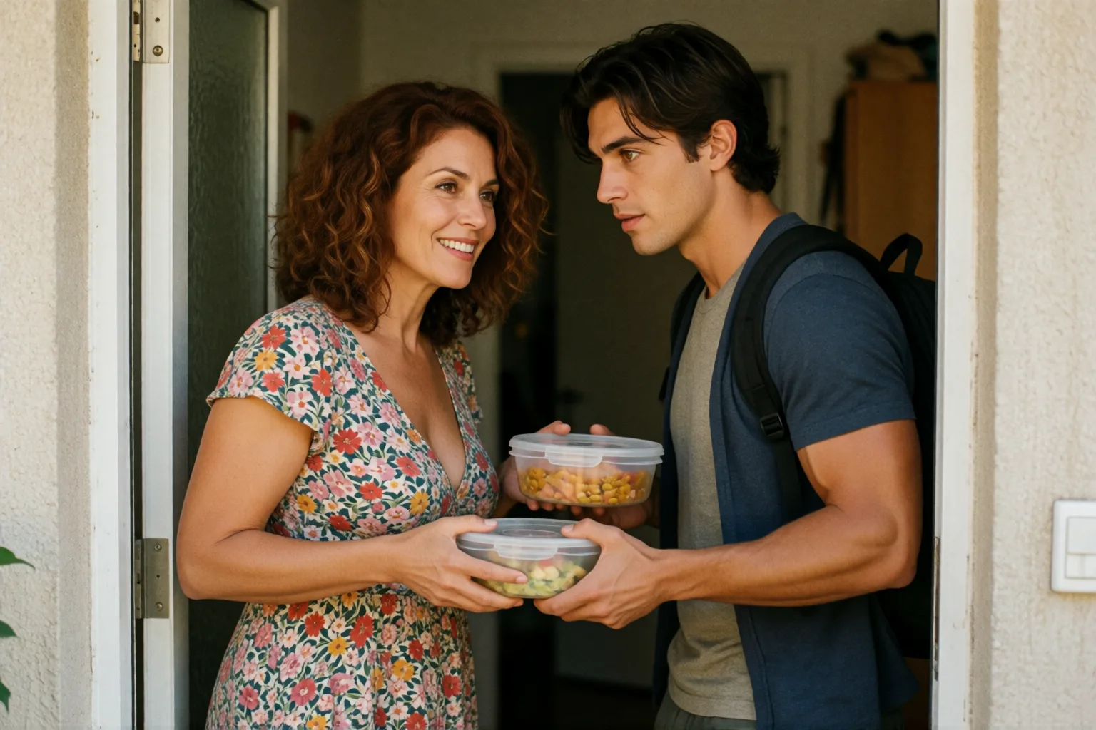 Cena 1 do conto: A vizinha casada e a sobremesa que não estava no cardápio