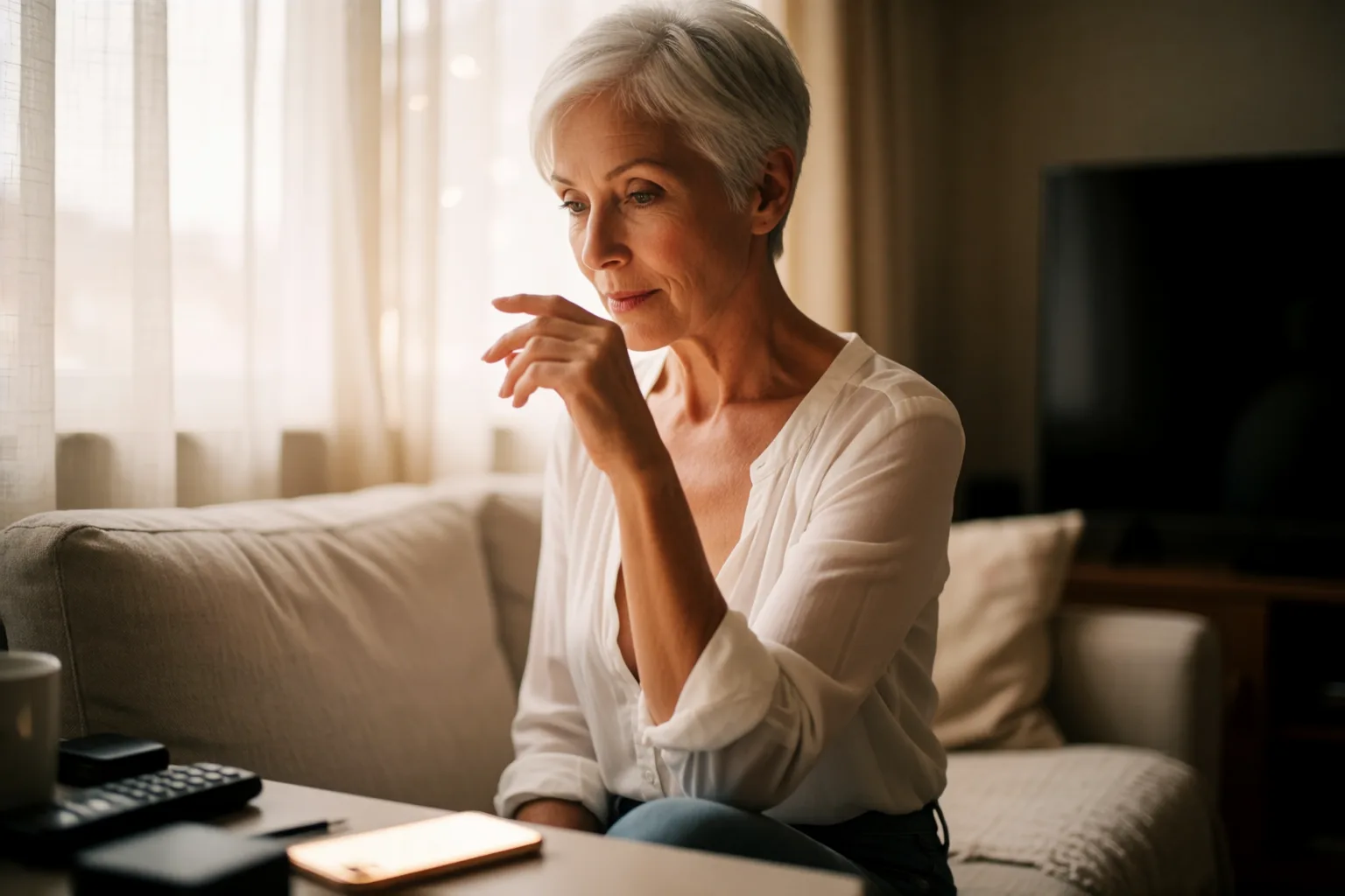 Escena 1 del relato: La vecina madura que mi abuela me mandó ayudar