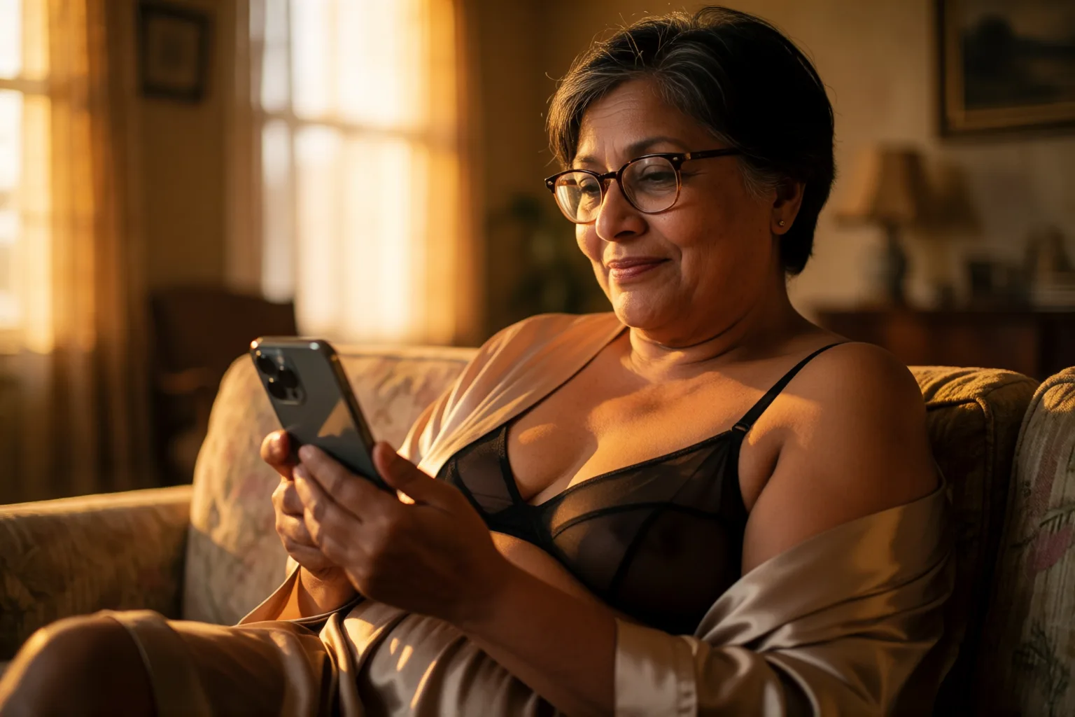 Erotic story illustration: The Old Neighbor Who Celebrated My Affairs