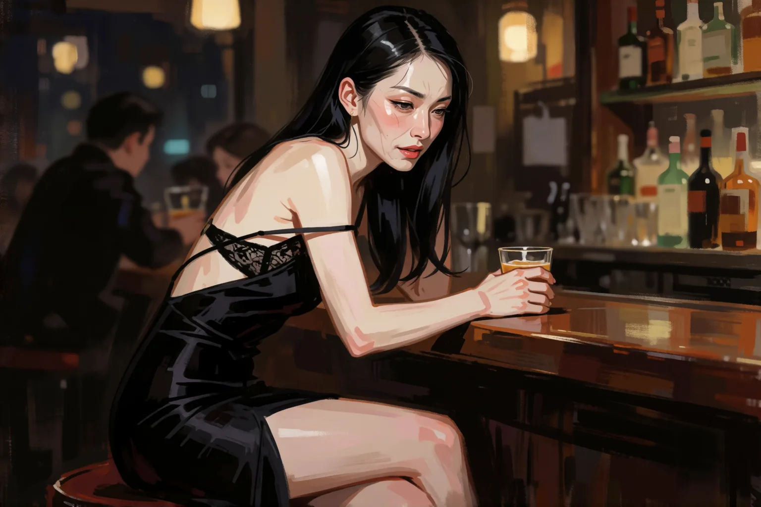 Erotic story illustration: It Took Him One Word to Make Me Submit That Night