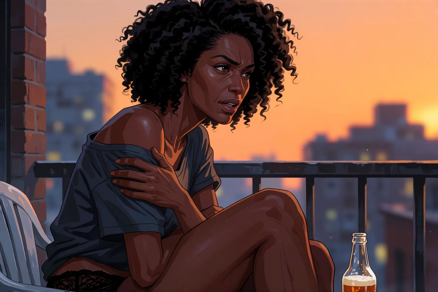 Erotic story illustration: I Confessed to My Best Friend That I Wasn’t the Same Anymore