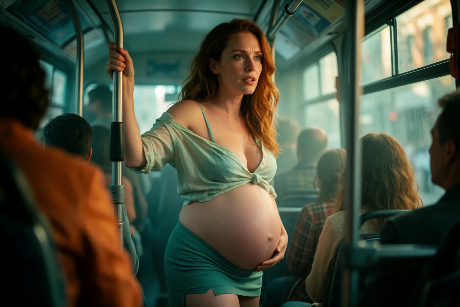 Ilustração do conto erótico: O que deixei acontecer no ônibus e depois