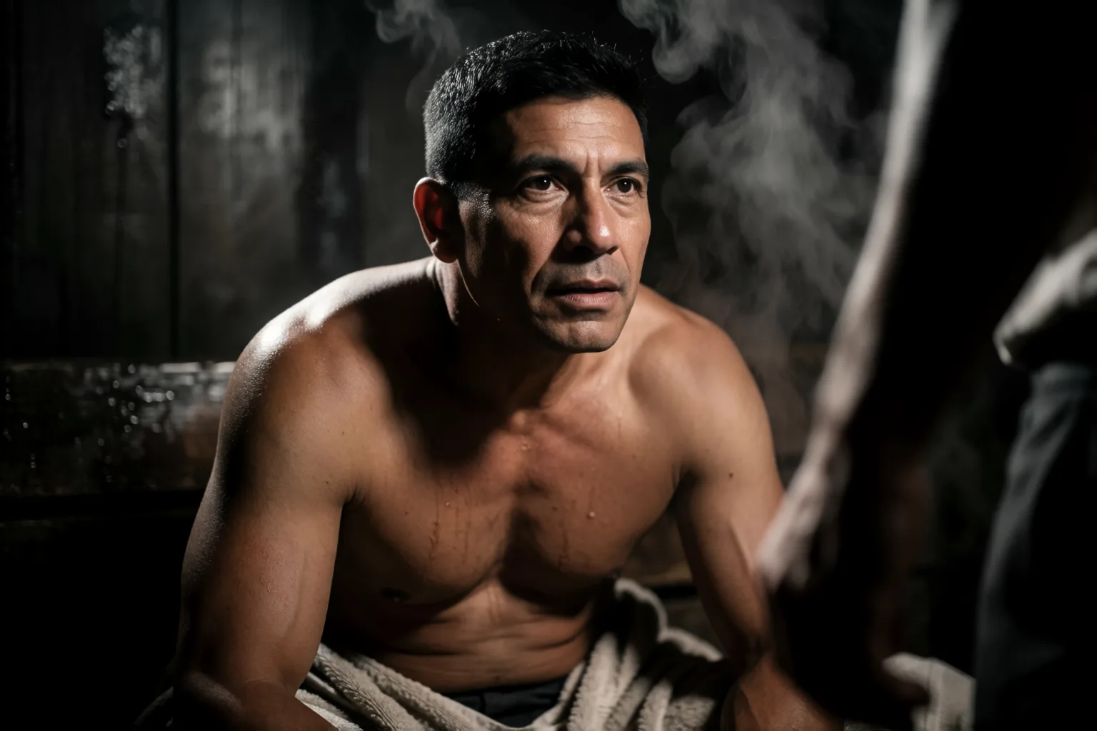 Escena 2 del relato: Lo que empezó en la sauna terminó en otra cosa