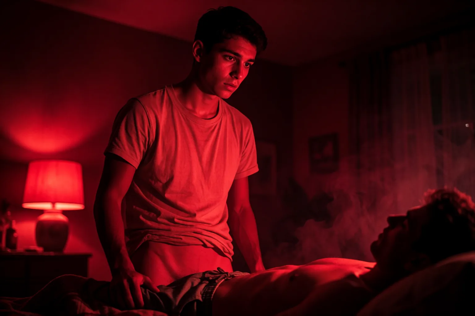 Scene 1 of the story: What I Did to My Stepfather While He Was Sleeping