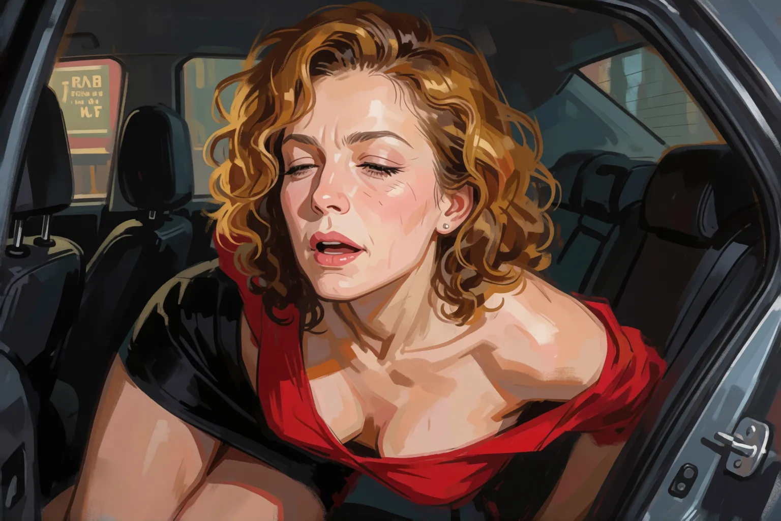 Escena 1 del relato: Lo que hice en ese coche antes de mi cita