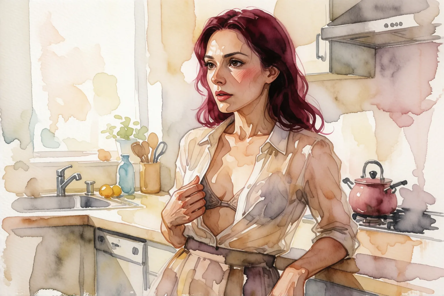 Ilustración del relato erótico: Lo que hice para que mi mujer volviera a mirarme