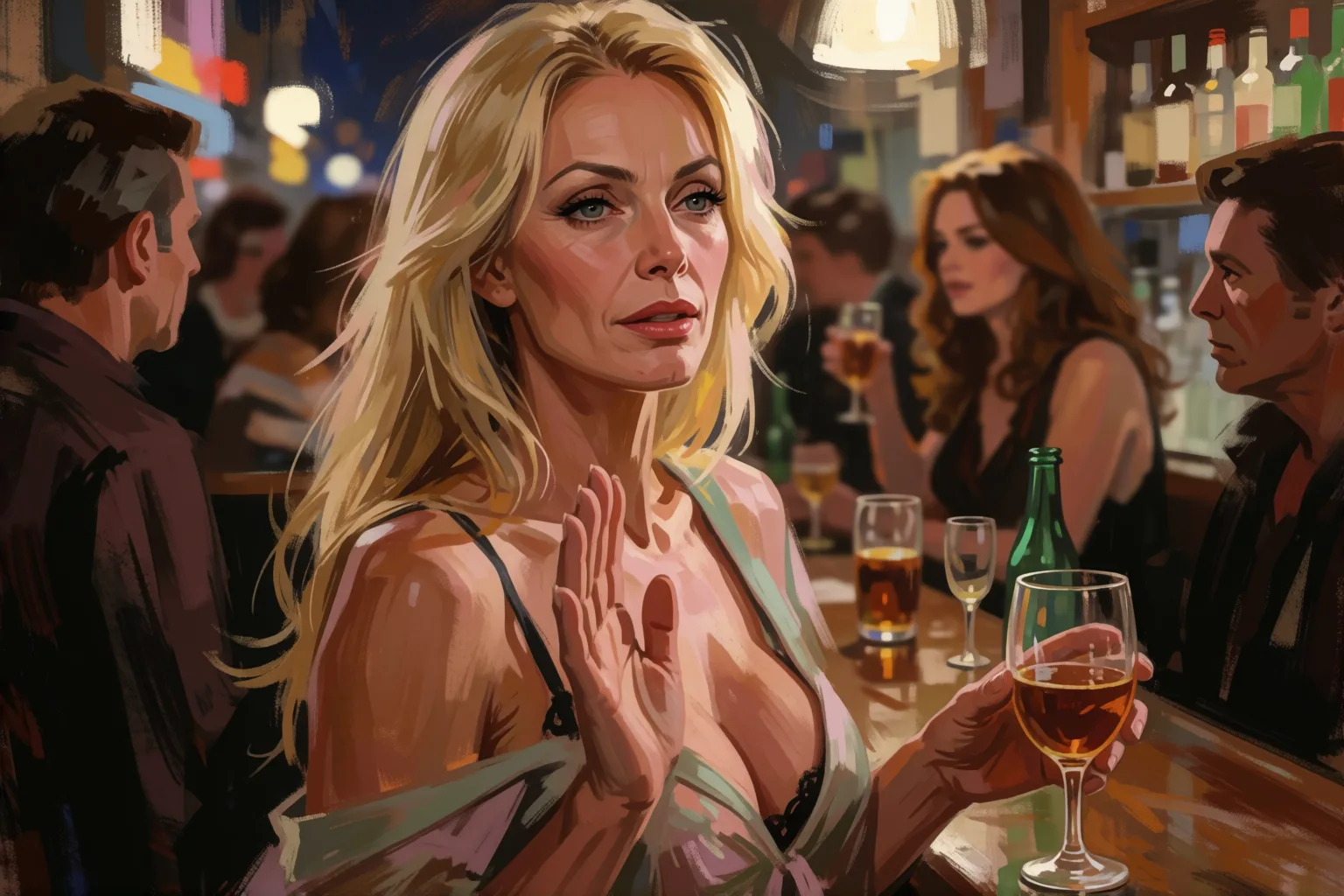 Cena 1 do conto: O que minha esposa me confessou depois da noite das meninas