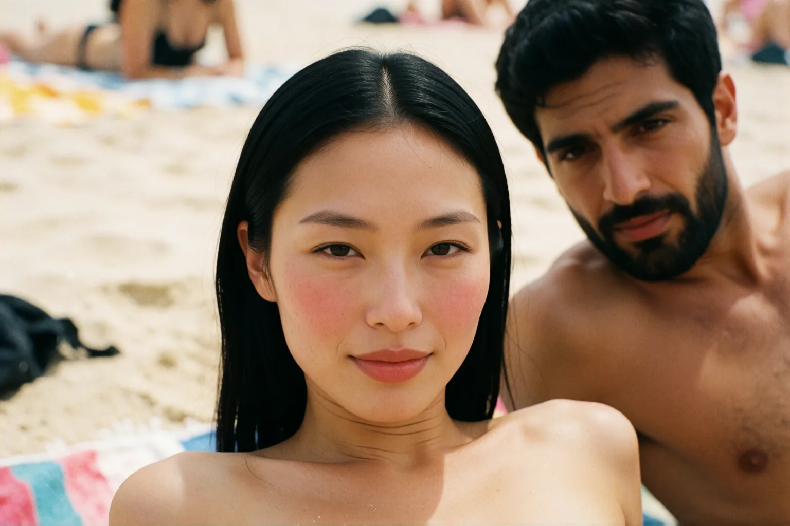 Scene 2 of the story: What My Girlfriend Did at the Nude Beach