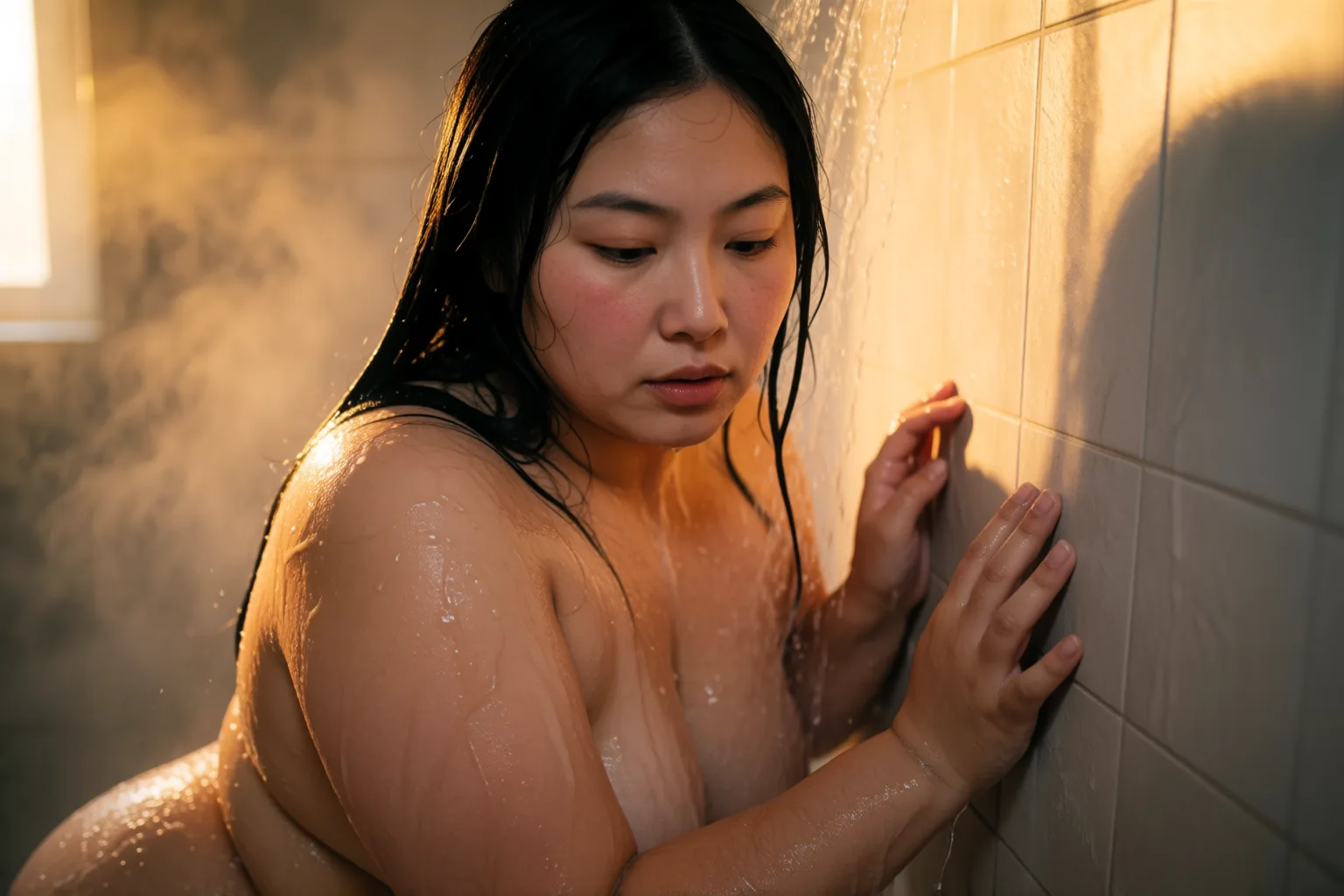 Escena 1 del relato: Lo que pasó con mi prima en la ducha