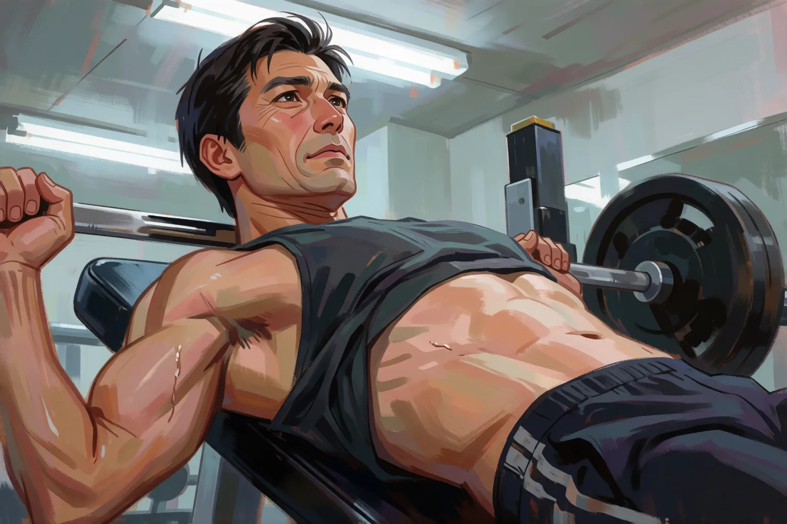 Scene 1 of the story: What Happened in the Locker Room with the New Trainer