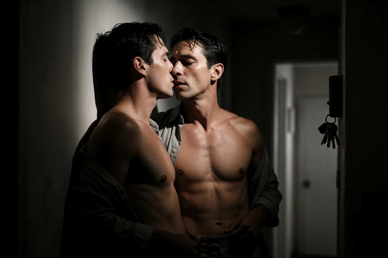 Scene 1 of the story: What Happened in the Shower on the Morning of the Farewell