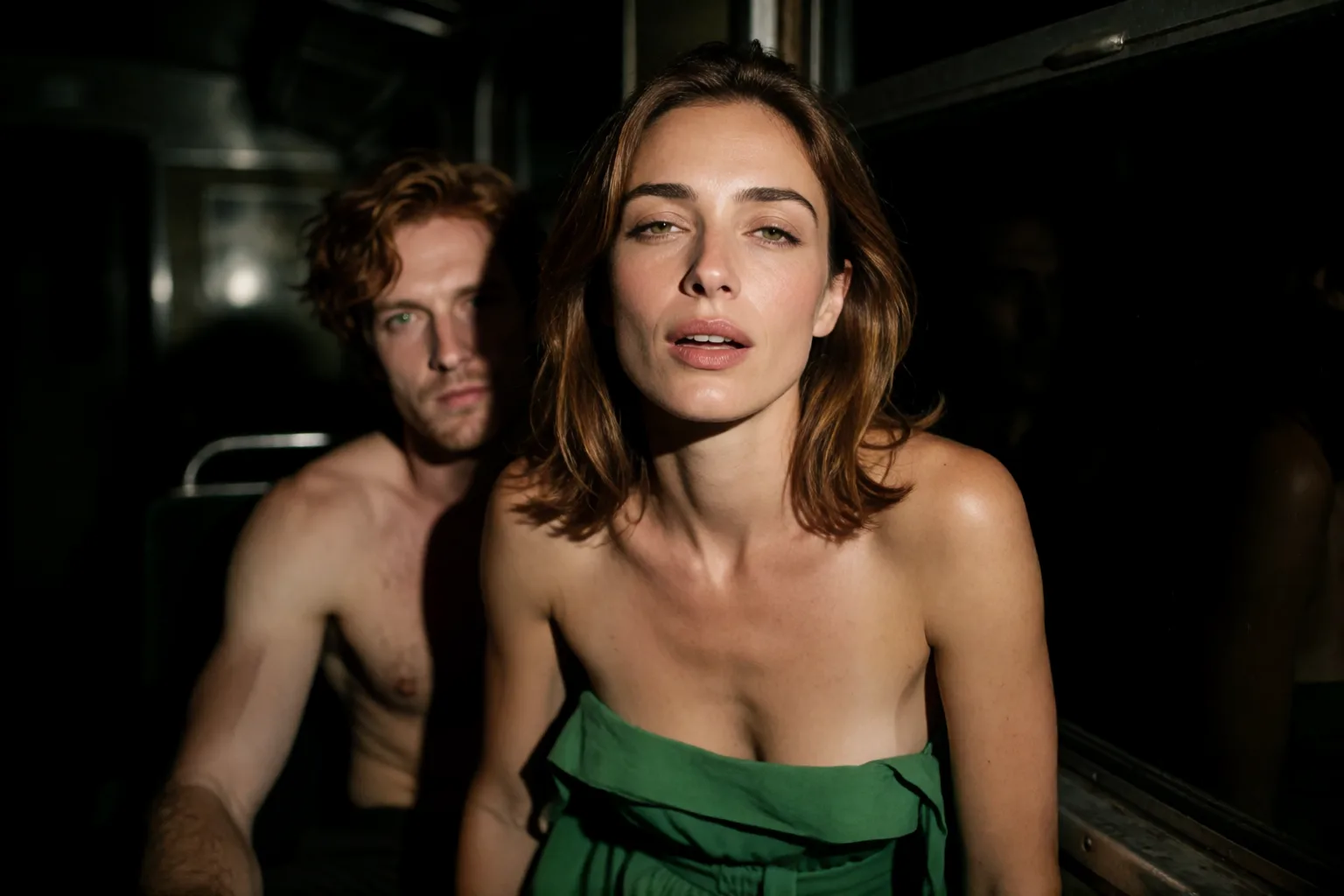 Escena 2 del relato: Lo que vi en el último vagón del tren nocturno