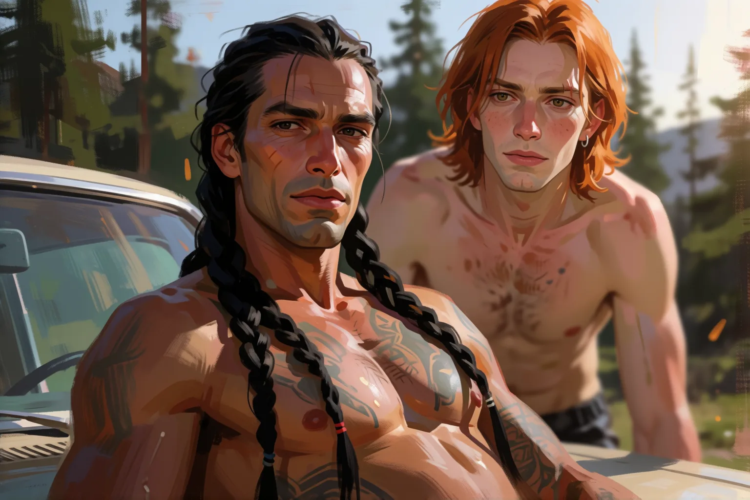 Scene 2 of the story: The Twins in the Pine Grove Taught Me Who I Was