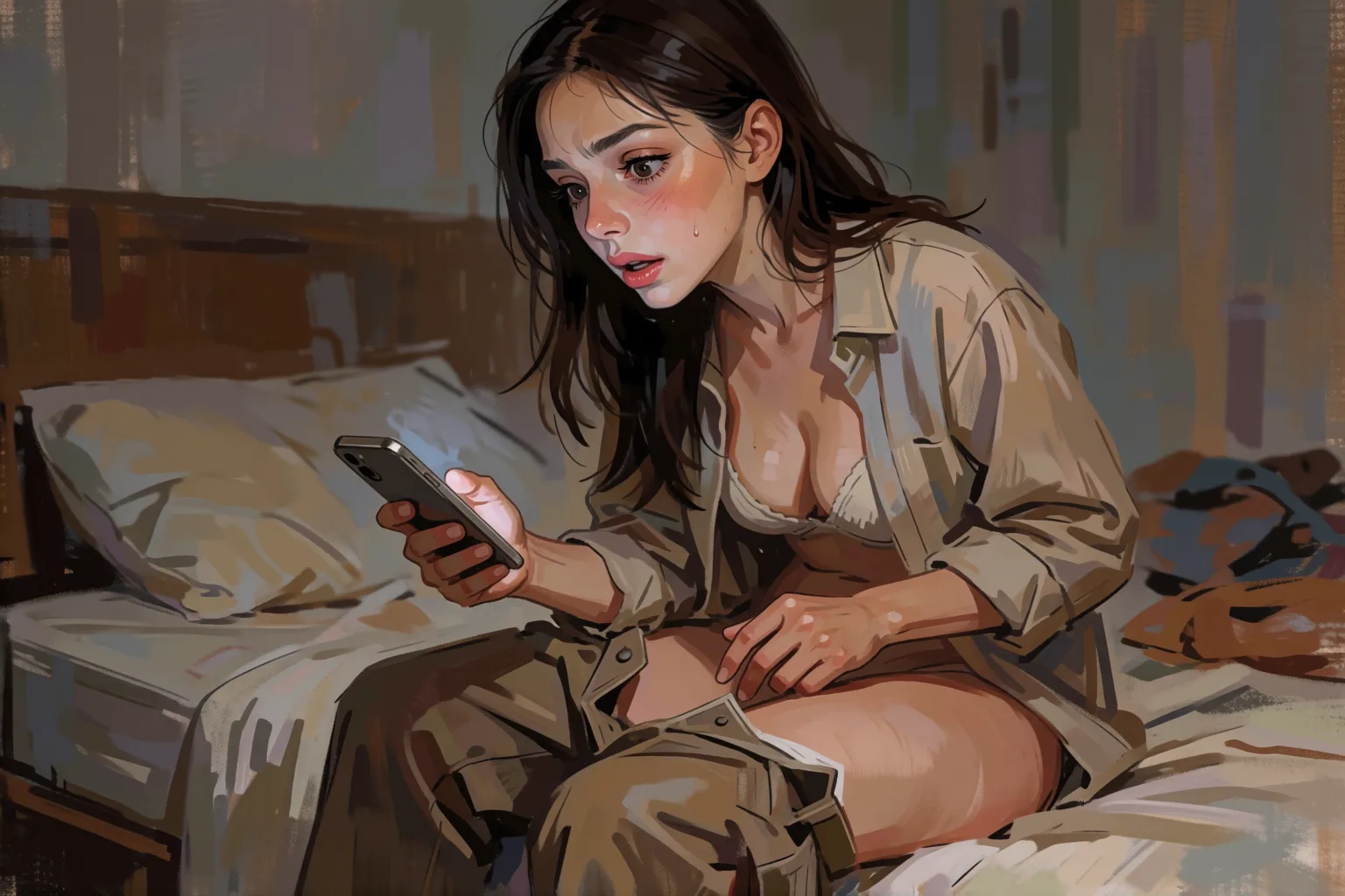 Scena 1 del racconto: I messaggi di mia suocera mi hanno tolto il sonno