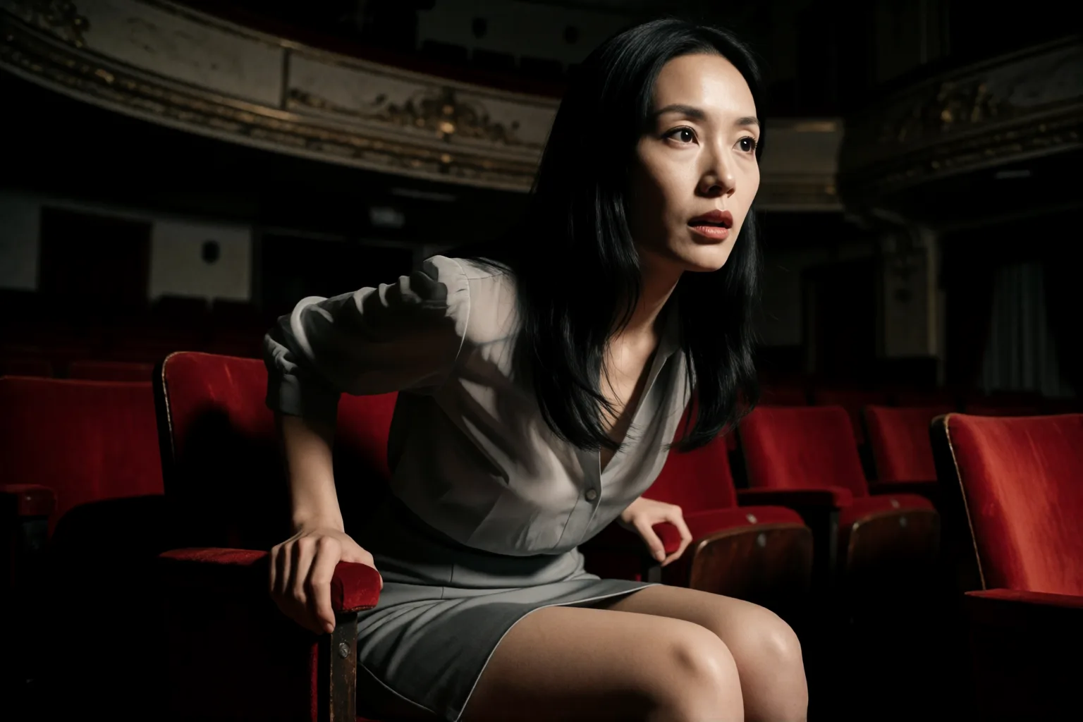 Escena 1 del relato: Me toqué en el baño del teatro pensando en ella