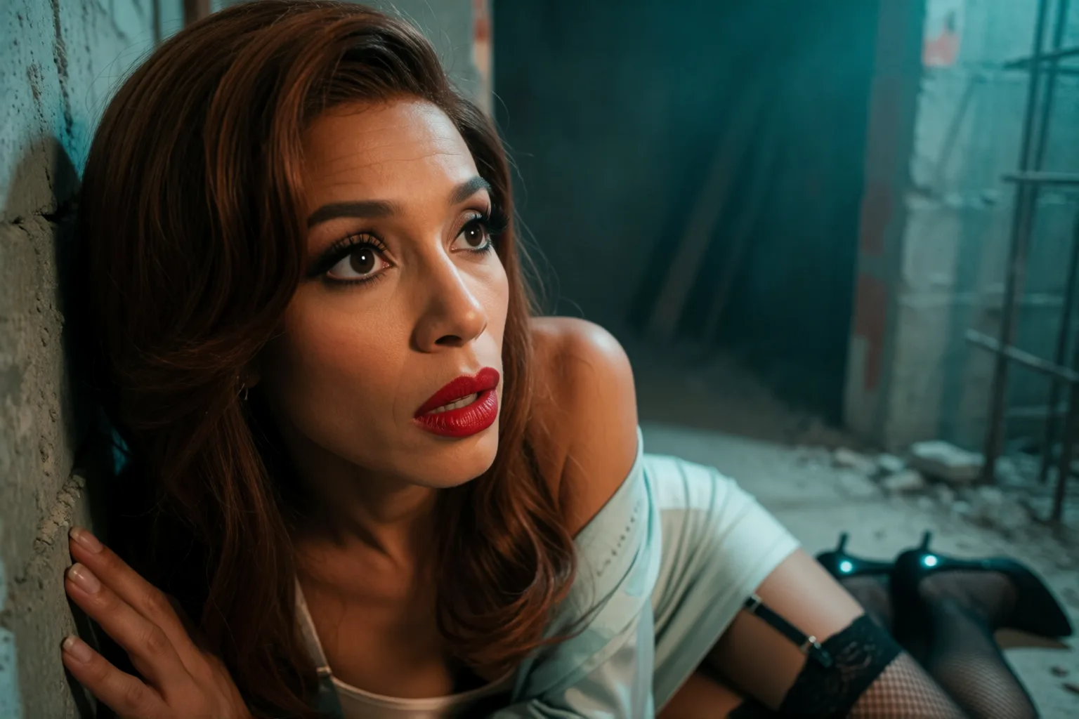Erotic story illustration: I Dressed as a Woman and Went Out Looking for a Stranger