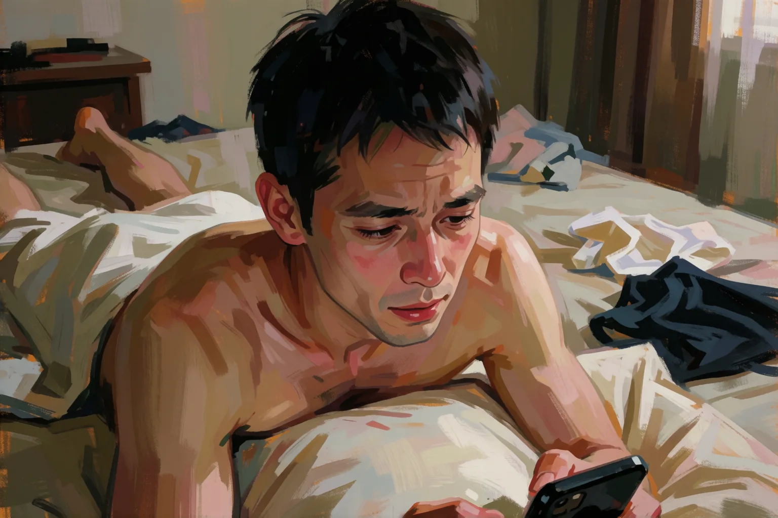 Ilustración del relato erótico: Mi ama decide cuándo soy un hombre y cuándo no