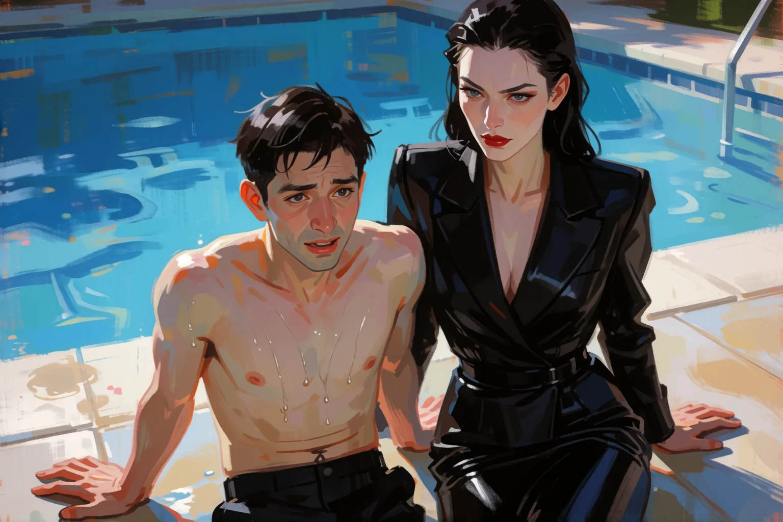 Escena 2 del relato: Mi ama decide cuándo soy un hombre y cuándo no
