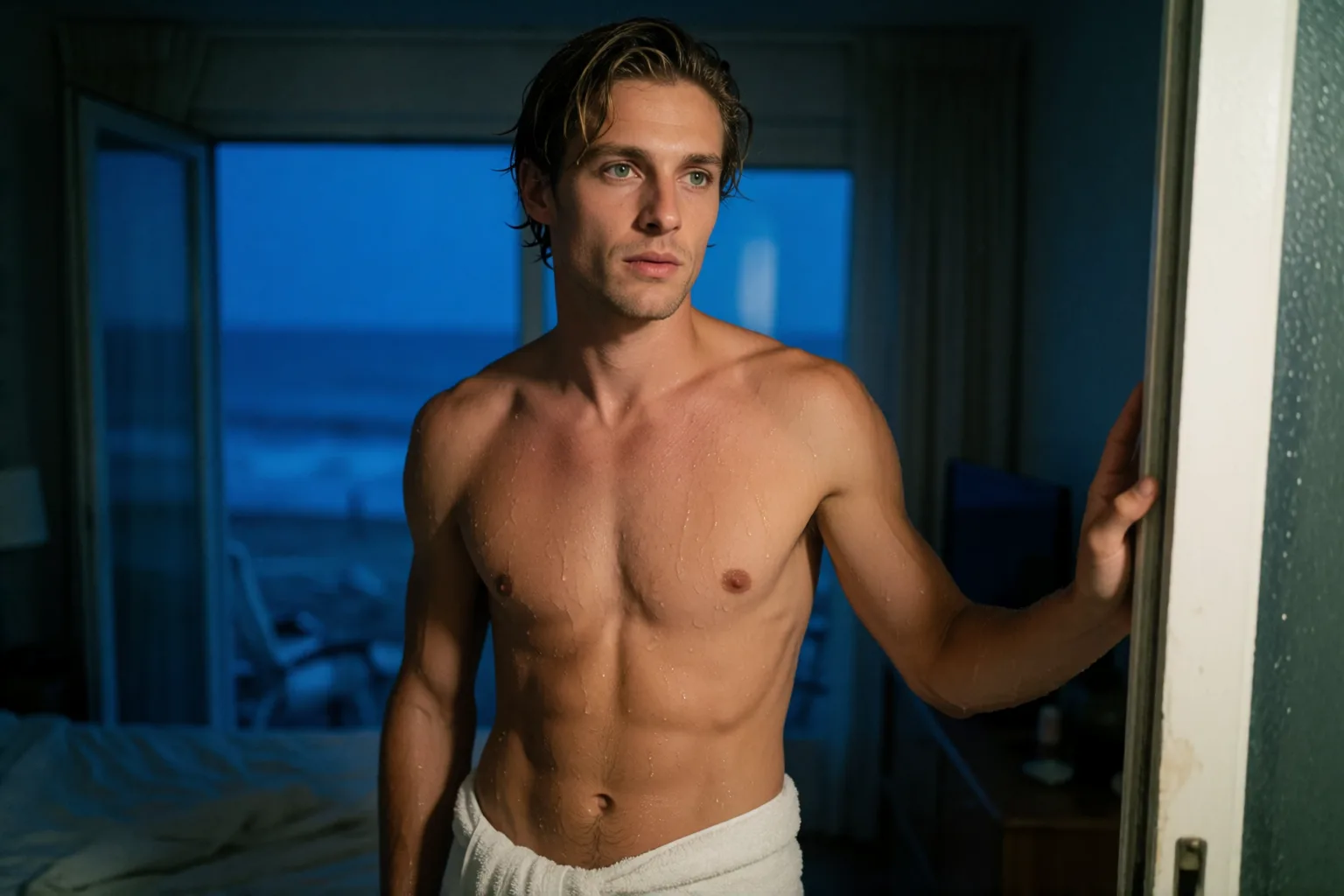 Erotic story illustration: My Friend Came Back from Valencia and I Won a Bet Against Him