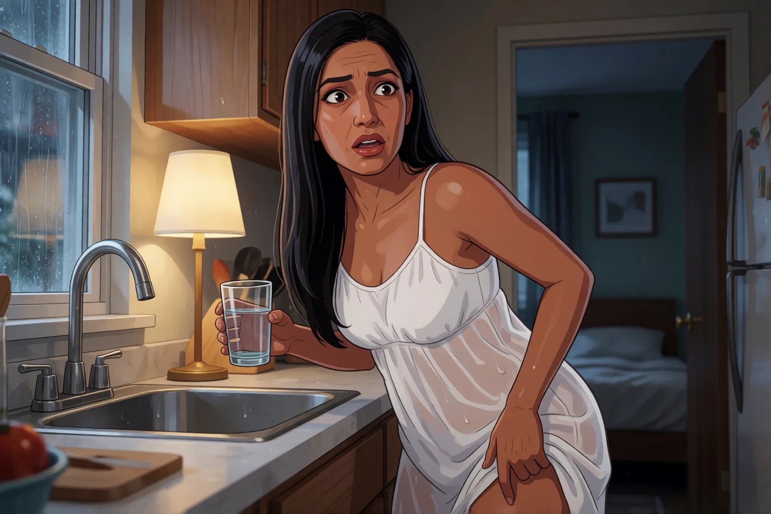 Scene 1 of the story: My Roommate and What I Heard Every Night